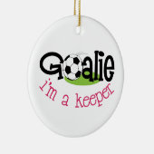 飼育員をしている セラミックオーナメント (右)