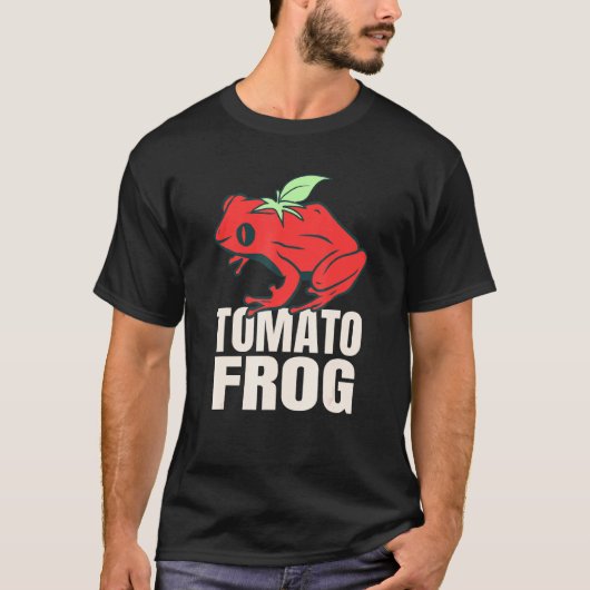 飼育員Anのためのトマトカエル爬虫類両生類 Tシャツ (正面)