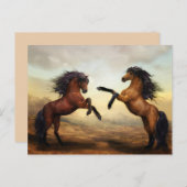 飼育用馬はがき ポストカード (正面/裏面)