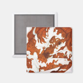 飼育絵を描馬 マグネット (正面/裏面)