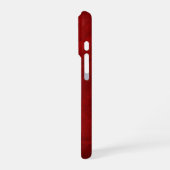 飼育金ゴールド馬シルエットレッド iPhoneケース (左側面)