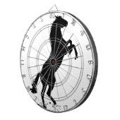 飼育馬のシルエット ダーツボード (正面右)