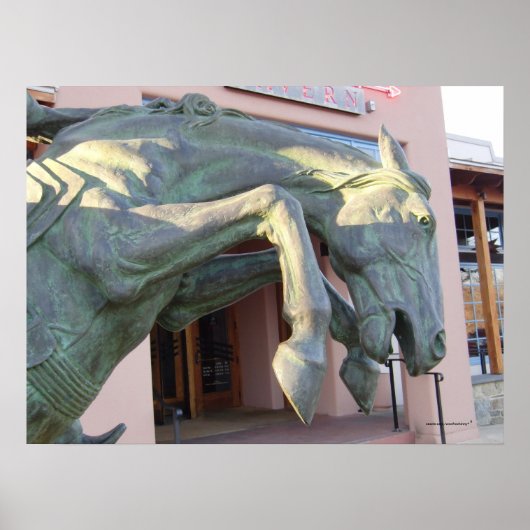 飼育馬像 ポスター (正面)