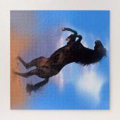 飼育馬 – Wild Animals Art ジグソーパズル (横)