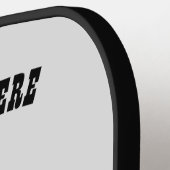 飼育黒馬カスタム文字ピックボールパドル ピックルボールラケット (左詳細)