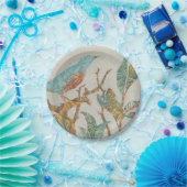 飼鳥園のコラージュI ペーパープレート (パーティー)