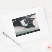 飽き飽きしなおもしろいい 長方形シール (封筒)