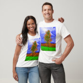 飽和させた木のワイシャツ Tシャツ (ユニセックス)