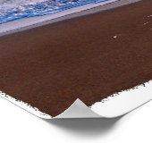 飽和フロリダビーチの日の出 ポスター (角)