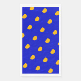 飽和水玉模様デザイン紙ナプキン