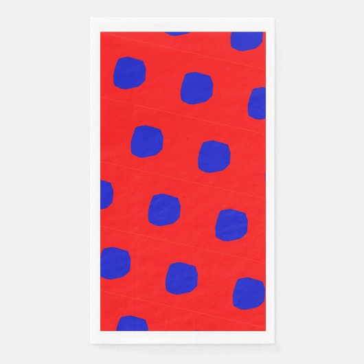 飽和水玉模様デザイン紙ナプキン (正面)