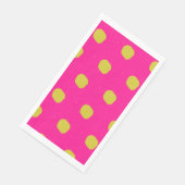 飽和水玉模様紙ナプキン (コーナー)