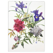 飾かわいらし花ファイルフォルダー クリップボード (裏面)