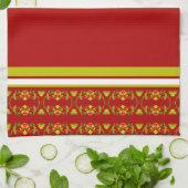 飾はっきりしたりプリントで キッチンタオル (折り畳み)