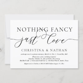 飾らない愛だけを　結婚式おふたりだけのもの 招待状