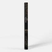 飾られた暗いスカル iPhoneケース (右側面)