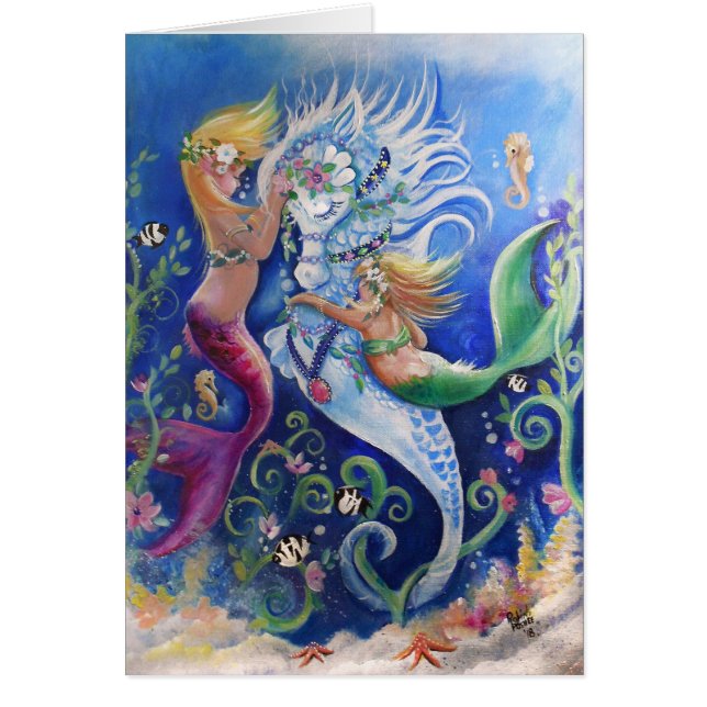 飾られた水馬 (正面)