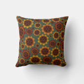 飾りひまわり枕 クッション (裏面)