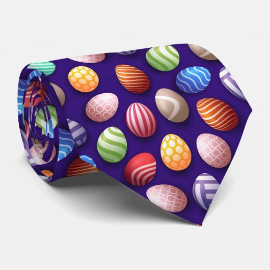 飾りイースターエッグ ネクタイ (ロール)