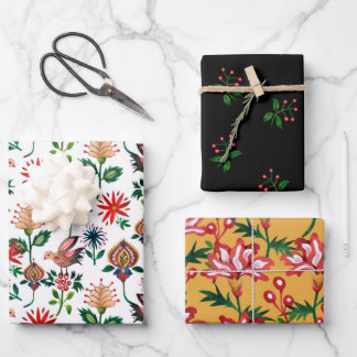 飾りウクライナの花 ラッピングペーパーシート