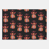 飾りウクライナの花 ラッピングペーパーシート (正面2)