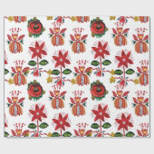 飾りウクライナの花 ラッピングペーパー (フラット)