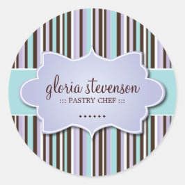 飾りカップケーキ瓶シール ラウンドシール