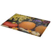 飾りカラフル秋のカボチャ カッティングボード (角)