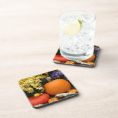 飾りカラフル秋のカボチャ コースター (右側)