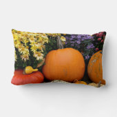 飾りカラフル秋のカボチャ ランバークッション (裏面)