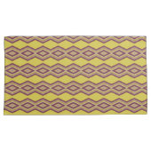 飾りキングサイズ金ゴールド及び梅枕ケースセット 枕カバー (正面右)