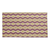 飾りキングサイズ金ゴールド及び梅枕ケースセット 枕カバー (裏面-左)