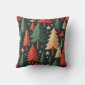 飾りクリスマスツリーパターン クッション (裏面)