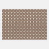 飾りクリスマスツリー。ラッピング紙セット3 ラッピングペーパーシート (正面3)