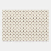 飾りクリスマスツリー。ラッピング紙セット3 ラッピングペーパーシート (正面2)