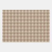 飾りクリスマスツリー。ラッピング紙セット3 ラッピングペーパーシート (正面)