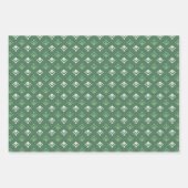 飾りクリスマスツリー。ラッピング紙セット3 ラッピングペーパーシート (正面3)