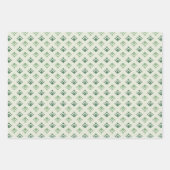 飾りクリスマスツリー。ラッピング紙セット3 ラッピングペーパーシート (正面2)