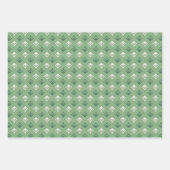 飾りクリスマスツリー。ラッピング紙セット3 ラッピングペーパーシート (正面)