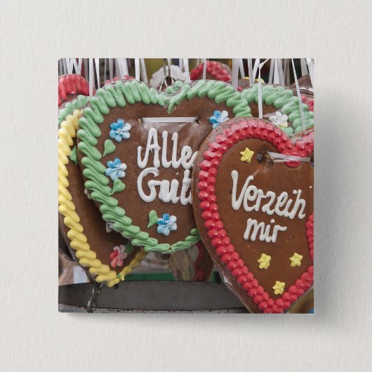 飾りジンジャーブレッドCookie 缶バッジ (正面)