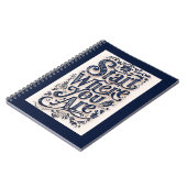 飾りタイポグラフィ ノートブック (左側)