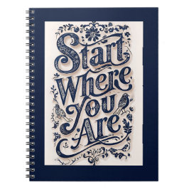 飾りタイポグラフィ ノートブック