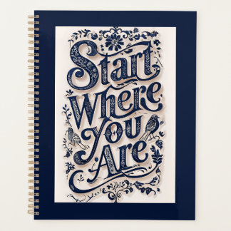 飾りタイポグラフィ プランナー手帳