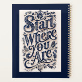 飾りタイポグラフィ プランナー手帳 (裏面)