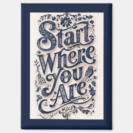 飾りタイポグラフィ マグネット