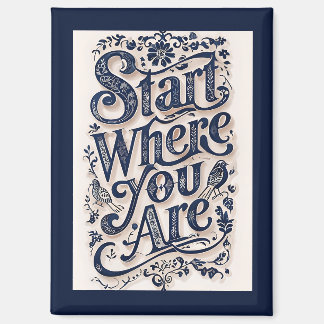 飾りタイポグラフィ マグネット