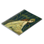 飾りニンフのノート ノートブック (左側)