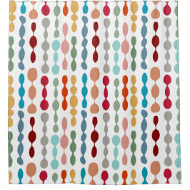 飾りバーベル シャワーカーテン