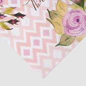 飾りパターン（の模様が）ある花 薄葉紙 (詳細)