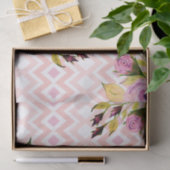 飾りパターン（の模様が）ある花 薄葉紙 (ギフト)